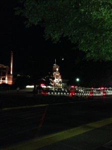 Our view of Chocolate World as we left Hershey Park. 